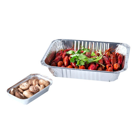 食品グレードのアルミニウムランチボックスに適しています レストラン業界,カスタマイズされたサービス, 10年以上プロフェッショナル工場サポート