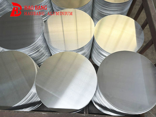 Smooth Surface High Flatness Aluminum Disc 1050 1060 3003 Alloy, 0.3–6mm Thick, Custom Size Aluminum Blank for Lamp Cover & Pots