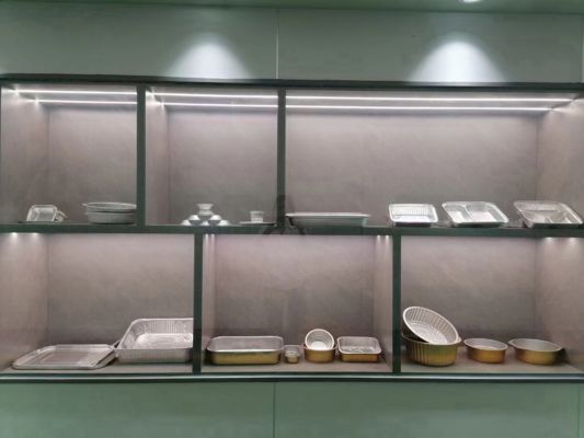 冷間圧延アルミニウム箔食品容器 500mm 直径