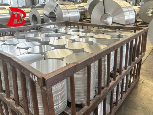 High-Shine Silvery Aluminum Circles 1050/1080 80-1600MM for Household Fixtures