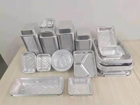 High-Purity Odorless Aluminum Foil Lunch Box with Excellent Sealing Performance for Food Storage