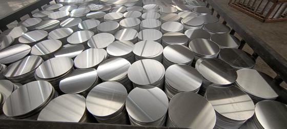 Customizable Silver 1050 Aluminum Circles Dia 80-1600MM Thickness 0.3-6.0MM for Cookware Manufacturing