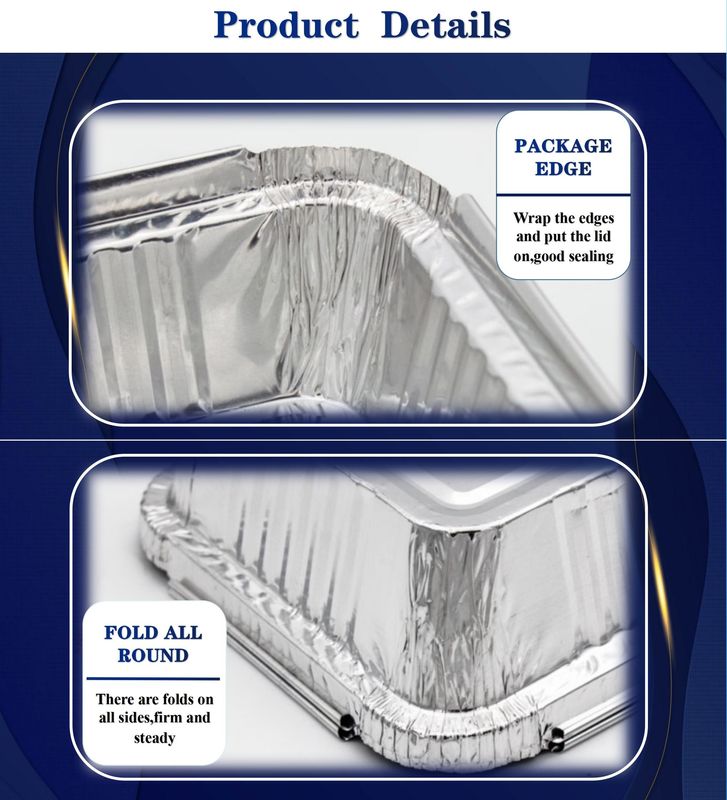 食品を便利に保管するための耐熱・衛生的なアルミホイール食品容器