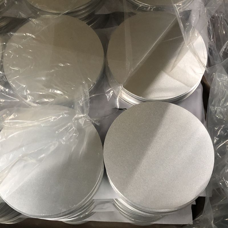 CC DC Raw Material Aluminum Circle 1050 1060 3003 Alloy O H18 Temper Custom Size Deep Drawing Disc