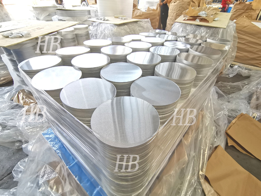 汽船の炊事道具のための明るい銀1000のシリーズのH14のブランクのアルミニウム ディスク