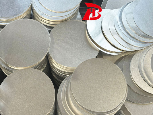 1050 1060 Aluminum Circle CC DC Material O H12 Temper Deep Drawing Crack Resistant Disc for Cookware Pots and Pans