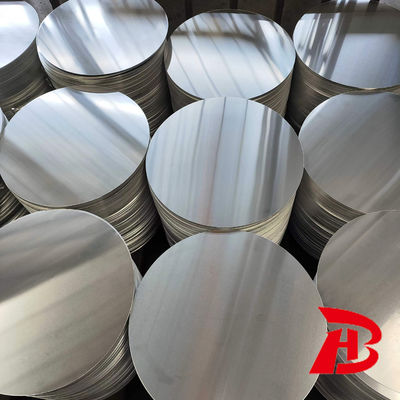 Custom Size Aluminum Circle 0.3-6mm Thickness 100-1000mm Diameter CC DC Material 1050 1060 3003 Alloy Crack Resistant Deep Drawing for Cookware and Lamp Cover Stamping